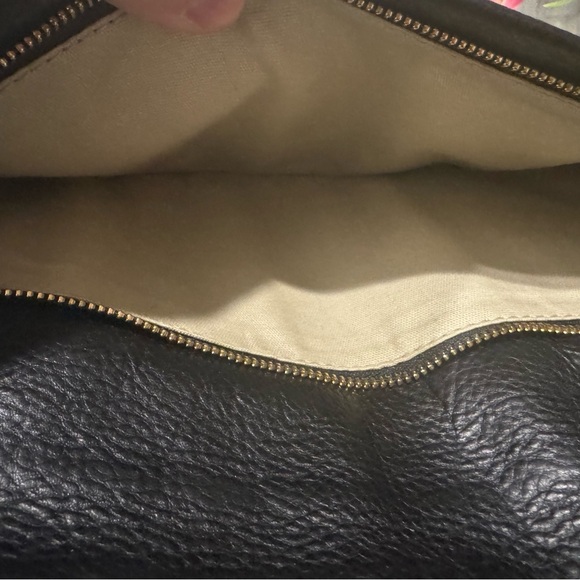 Tory Burch Black Leather Clutch